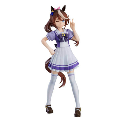 Umamusume: Pretty Derby Pop Up Parade PVC Statue Tokai Teio: School Uniform Ver. 16cm - Scale Statue - Good Smile Company - Hobby Figures UK