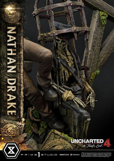 Uncharted 4: A Thief's End Ultimate Premium Masterline Statue 1/4 Nathan Drake 69cm - Scale Statue - Prime 1 Studio - Hobby Figures UK