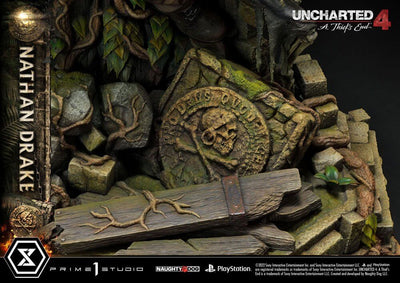 Uncharted 4: A Thief's End Ultimate Premium Masterline Statue 1/4 Nathan Drake 69cm - Scale Statue - Prime 1 Studio - Hobby Figures UK