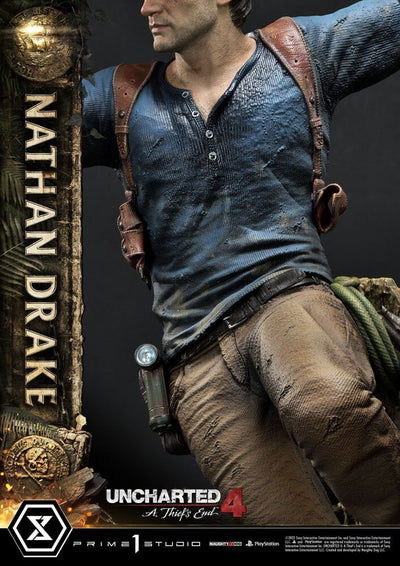 Uncharted 4: A Thief's End Ultimate Premium Masterline Statue 1/4 Nathan Drake 69cm - Scale Statue - Prime 1 Studio - Hobby Figures UK