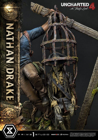 Uncharted 4: A Thief's End Ultimate Premium Masterline Statue 1/4 Nathan Drake 69cm - Scale Statue - Prime 1 Studio - Hobby Figures UK