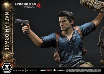 Uncharted 4: A Thief's End Ultimate Premium Masterline Statue 1/4 Nathan Drake 69cm - Scale Statue - Prime 1 Studio - Hobby Figures UK