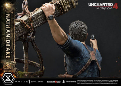 Uncharted 4: A Thief's End Ultimate Premium Masterline Statue 1/4 Nathan Drake 69cm - Scale Statue - Prime 1 Studio - Hobby Figures UK