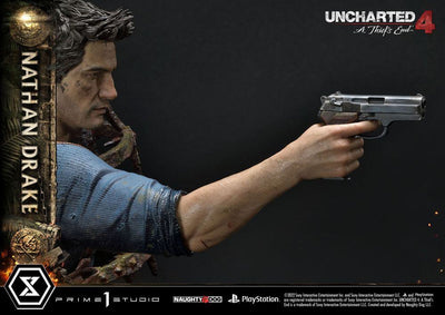 Uncharted 4: A Thief's End Ultimate Premium Masterline Statue 1/4 Nathan Drake 69cm - Scale Statue - Prime 1 Studio - Hobby Figures UK