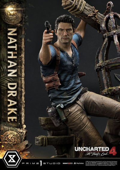 Uncharted 4: A Thief's End Ultimate Premium Masterline Statue 1/4 Nathan Drake 69cm - Scale Statue - Prime 1 Studio - Hobby Figures UK