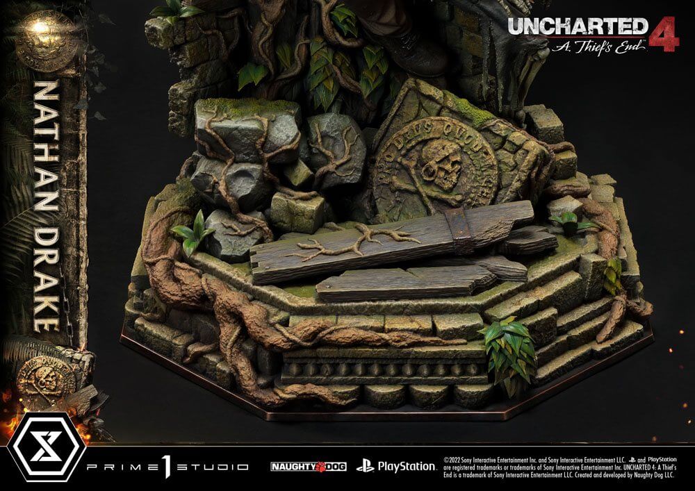 Uncharted 4: A Thief's End Ultimate Premium Masterline Statue 1/4 Nathan Drake 69cm - Scale Statue - Prime 1 Studio - Hobby Figures UK