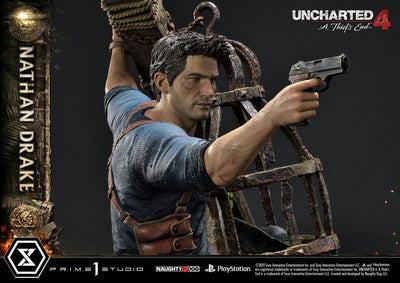 Uncharted 4: A Thief's End Ultimate Premium Masterline Statue 1/4 Nathan Drake 69cm - Scale Statue - Prime 1 Studio - Hobby Figures UK