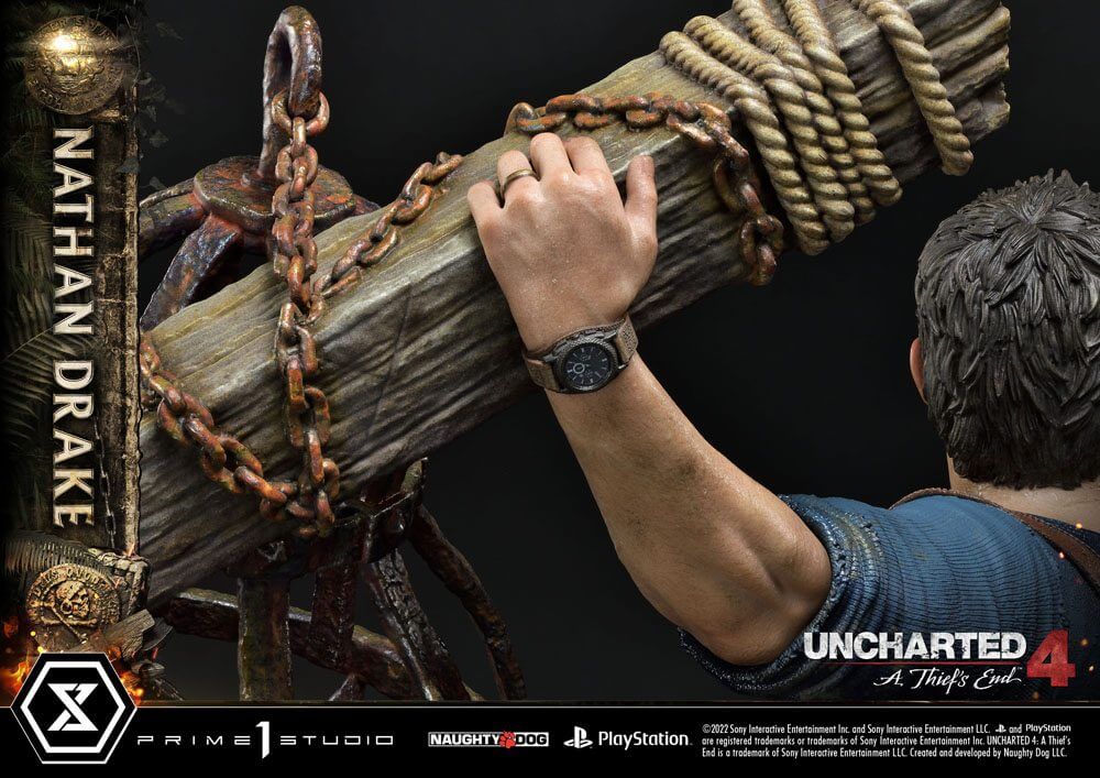 Uncharted 4 A Thief s End Ultimate Premium Masterline Statue 1 4 Nathan Drake 69cm Hobby Figures