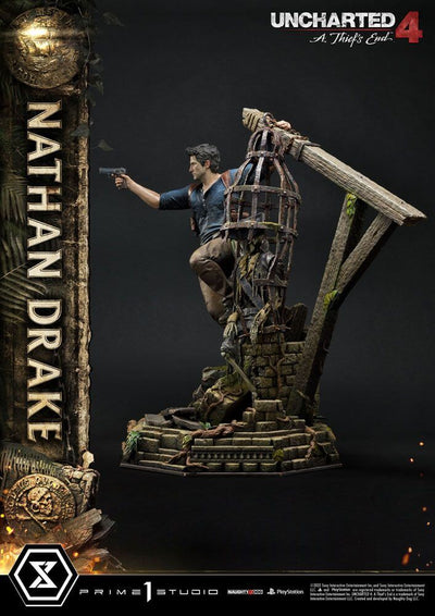 Uncharted 4: A Thief's End Ultimate Premium Masterline Statue 1/4 Nathan Drake 69cm - Scale Statue - Prime 1 Studio - Hobby Figures UK