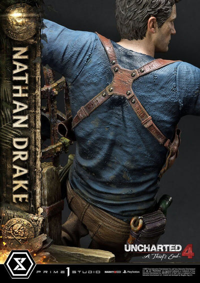 Uncharted 4: A Thief's End Ultimate Premium Masterline Statue 1/4 Nathan Drake 69cm - Scale Statue - Prime 1 Studio - Hobby Figures UK
