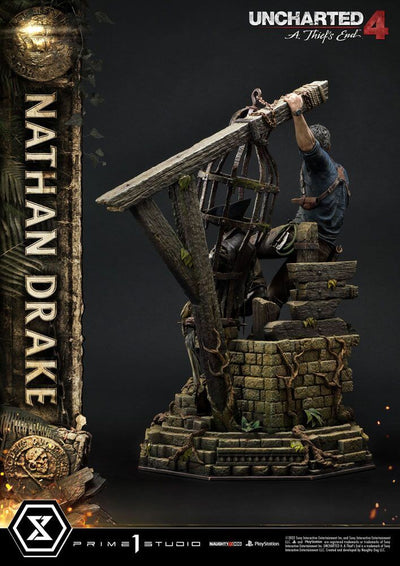 Uncharted 4: A Thief's End Ultimate Premium Masterline Statue 1/4 Nathan Drake 69cm - Scale Statue - Prime 1 Studio - Hobby Figures UK