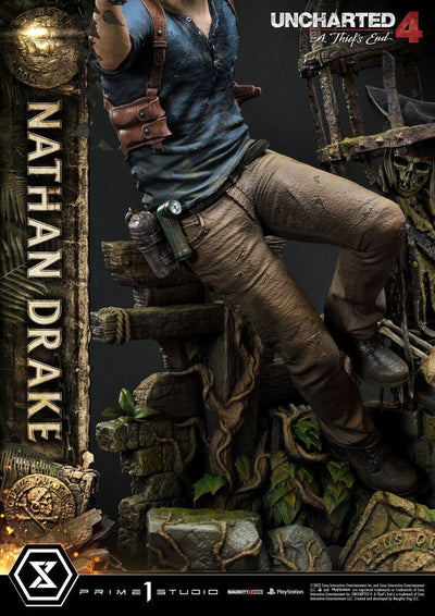 Uncharted 4: A Thief's End Ultimate Premium Masterline Statue 1/4 Nathan Drake 69cm - Scale Statue - Prime 1 Studio - Hobby Figures UK