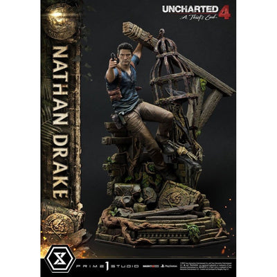 Uncharted 4: A Thief's End Ultimate Premium Masterline Statue 1/4 Nathan Drake 69cm - Scale Statue - Prime 1 Studio - Hobby Figures UK