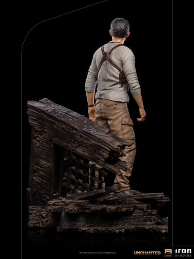 Uncharted Movie Deluxe Art Scale Statue 1/10 Nathan Drake 22cm - Scale Statue - Iron Studios - Hobby Figures UK