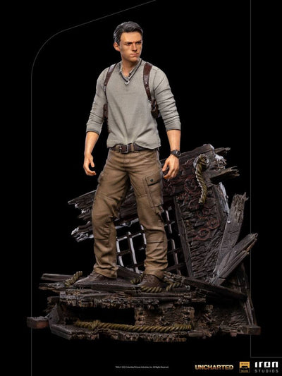 Uncharted Movie Deluxe Art Scale Statue 1/10 Nathan Drake 22cm - Scale Statue - Iron Studios - Hobby Figures UK
