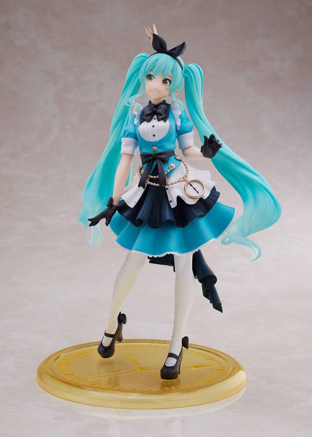 Vocaloid PVC Princess AMP Statue Hatsune Miku Alice Ver. 18cm - Scale Statue - Taito - Hobby Figures UK