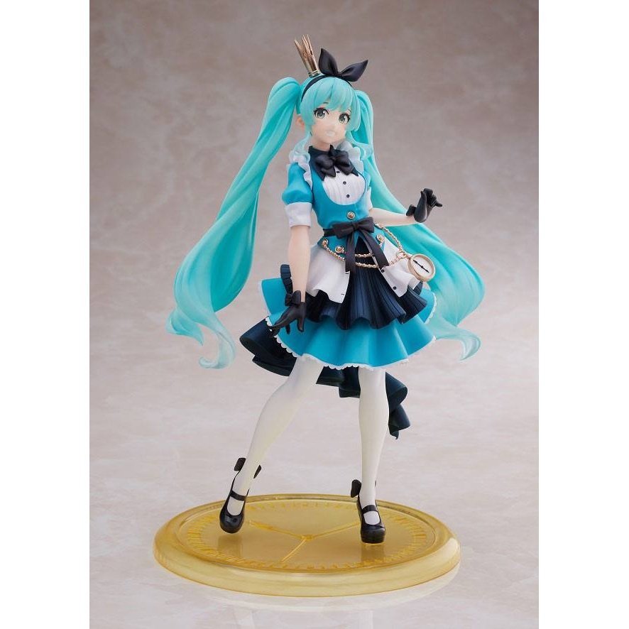 Vocaloid PVC Princess AMP Statue Hatsune Miku Alice Ver. 18cm - Scale Statue - Taito - Hobby Figures UK