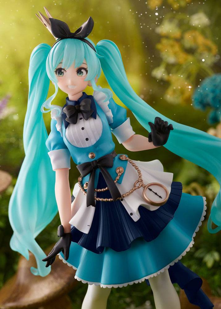 Vocaloid PVC Princess AMP Statue Hatsune Miku Alice Ver. 18cm - Scale Statue - Taito - Hobby Figures UK