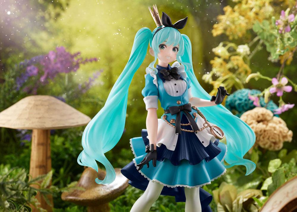 Vocaloid PVC Princess AMP Statue Hatsune Miku Alice Ver. 18cm - Scale Statue - Taito - Hobby Figures UK