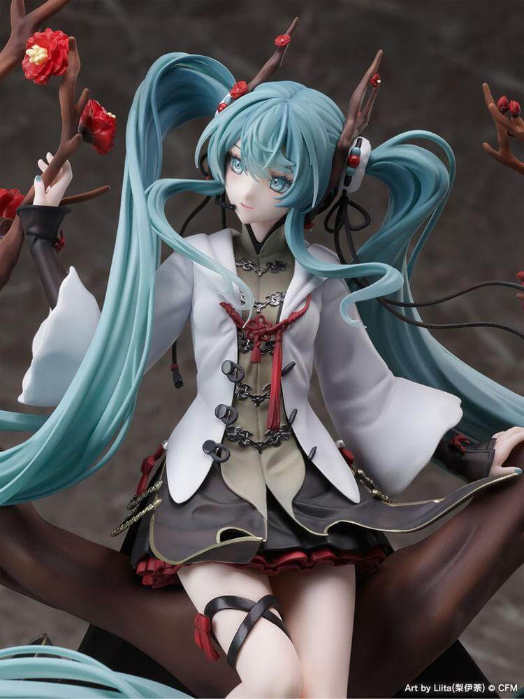 Vocaloid PVC Statue 1/7 Hatsune Miku 2022 Chinese New Year Ver. 30cm - Scale Statue - Furyu - Hobby Figures UK