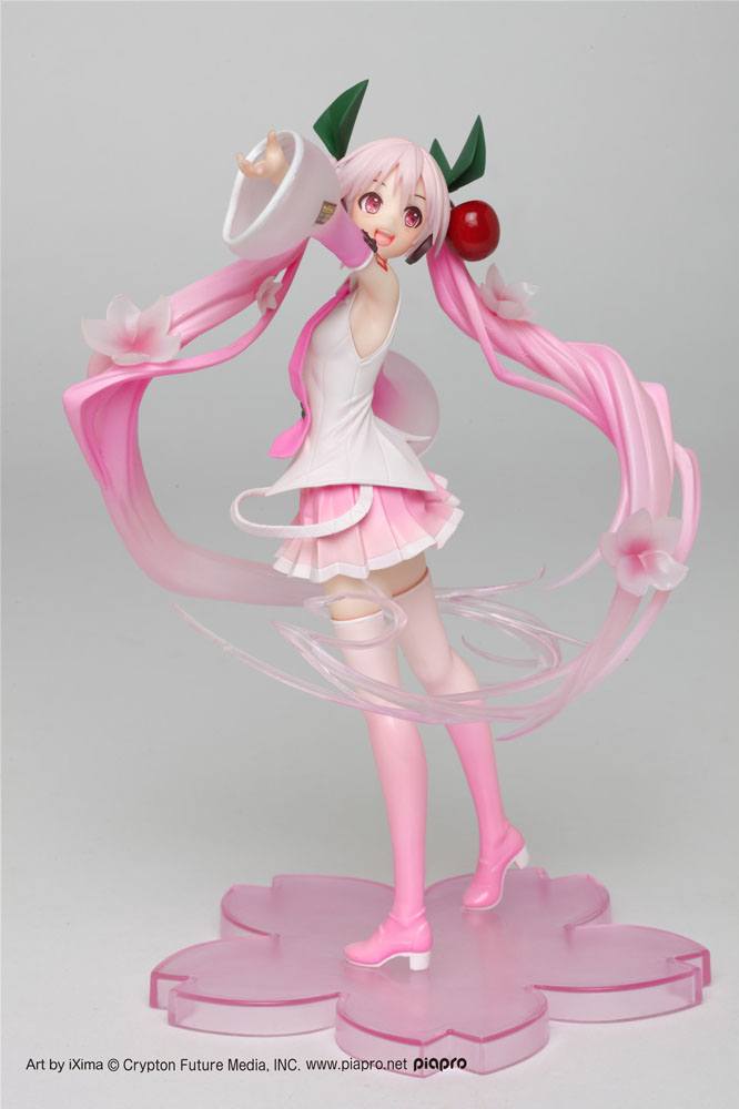 Vocaloid PVC Statue Sakura Miku Newly Written 2020 Ver. 20cm - Scale Statue - Taito - Hobby Figures UK