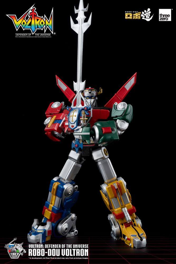 Voltron: Defender of the Universe Robo-Dou Action Figure Voltron 27cm - Action Figures - Threezero - Hobby Figures UK