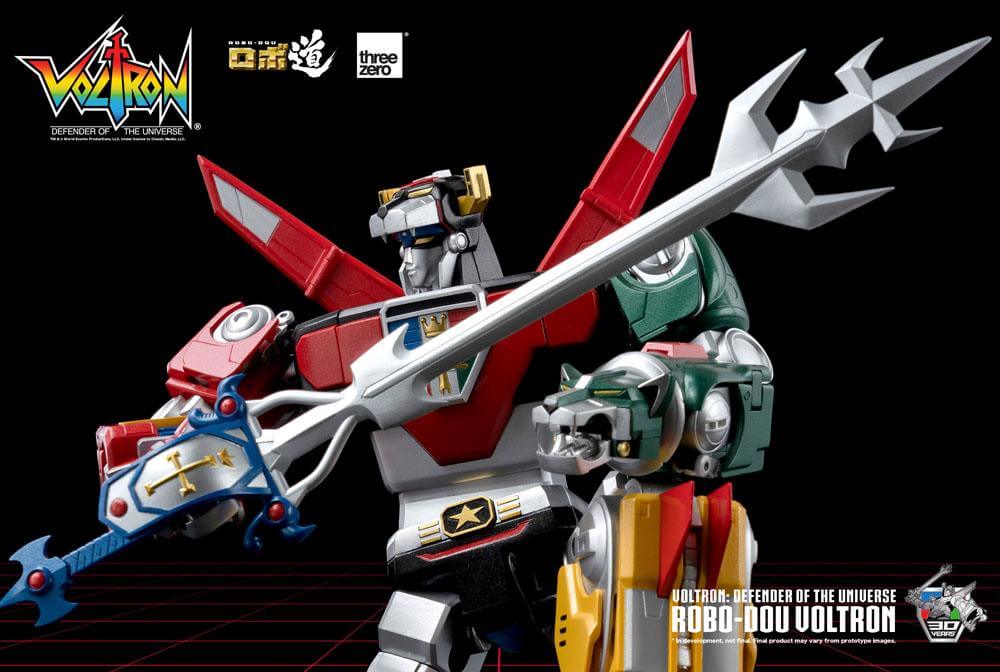 Voltron: Defender of the Universe Robo-Dou Action Figure Voltron 27cm - Action Figures - Threezero - Hobby Figures UK