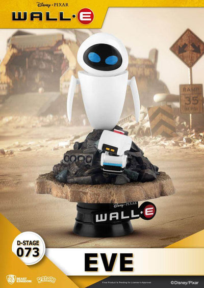 Wall-E D-Stage PVC Diorama Eve 14cm - Scale Statue - Beast Kingdom Toys - Hobby Figures UK
