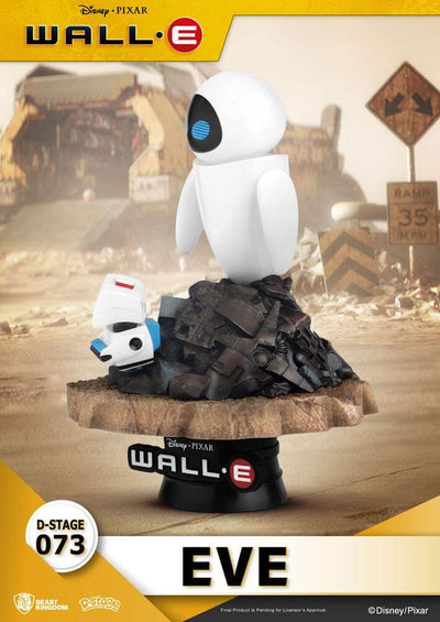 Wall-E D-Stage PVC Diorama Eve 14cm - Scale Statue - Beast Kingdom Toys - Hobby Figures UK