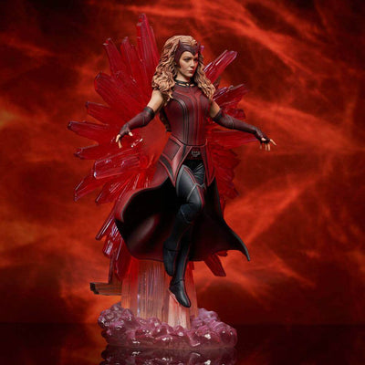 WandaVision Marvel TV Gallery PVC Statue Scarlet Witch 25cm - Scale Statue - Diamond Select - Hobby Figures UK