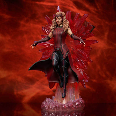 WandaVision Marvel TV Gallery PVC Statue Scarlet Witch 25cm - Scale Statue - Diamond Select - Hobby Figures UK