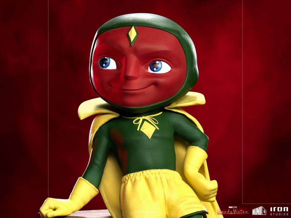 WandaVision Mini Co. PVC Figure Vision Halloween Version 19cm - Scale Statue - Iron Studios - Hobby Figures UK