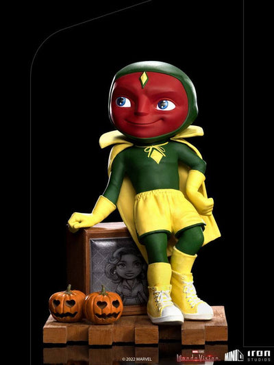 WandaVision Mini Co. PVC Figure Vision Halloween Version 19cm - Scale Statue - Iron Studios - Hobby Figures UK