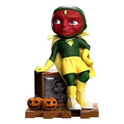 WandaVision Mini Co. PVC Figure Vision Halloween Version 19cm - Scale Statue - Iron Studios - Hobby Figures UK
