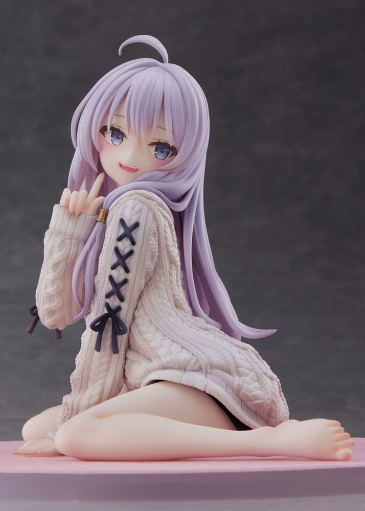 Wandering Witch: The Journey of Elaina PVC Statue 1/7 Elaina Knit One-piece Dress Ver. 15cm - Scale Statue - Furyu - Hobby Figures UK