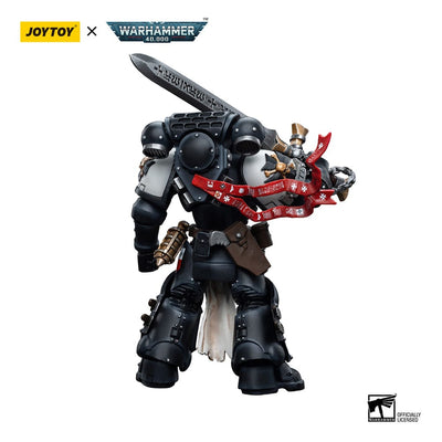 Warhammer 40k Action Figure 1/18 Black Templars Emperor's Champion Bayard's Revenge 12cm - Action Figures - Joy Toy (CN) - Hobby Figures UK