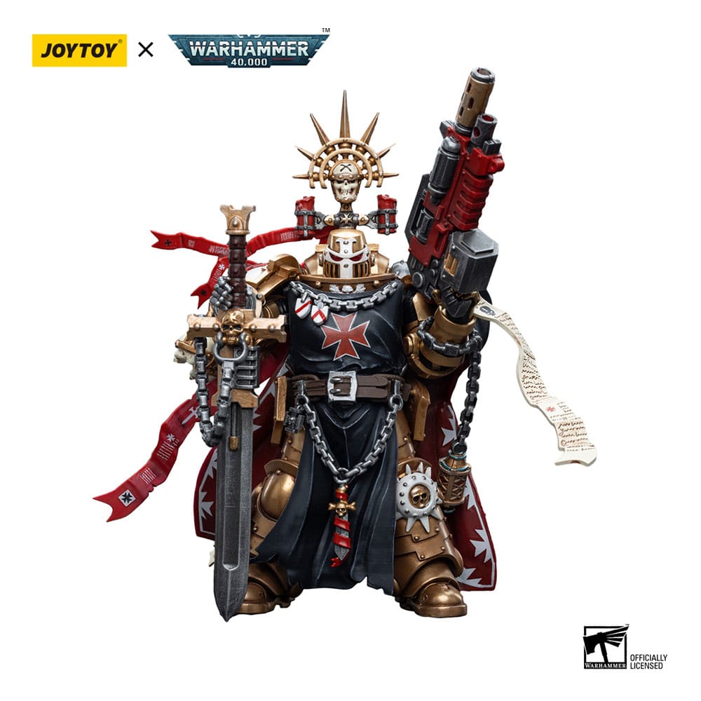 Warhammer 40k Action Figure 1/18 Black Templars High Marshal Helbrecht 12cm - Action Figures - Joy Toy (CN) - Hobby Figures UK