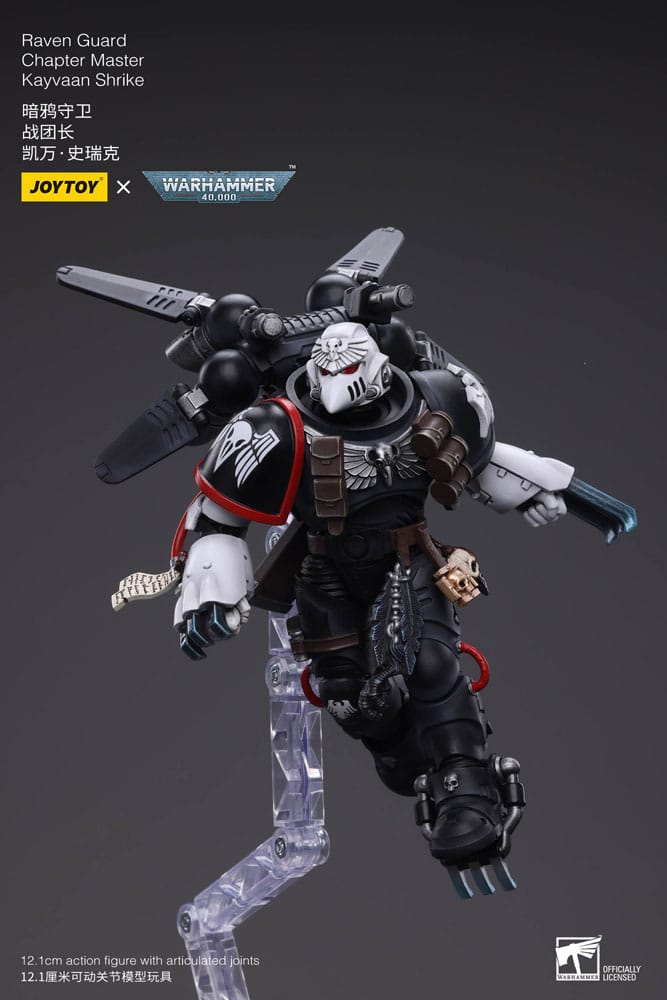 Warhammer 40k Action Figure 1/18 Raven Guard Chapter Master Kayvaan Shrike 12cm - Action Figures - Joy Toy (CN) - Hobby Figures UK