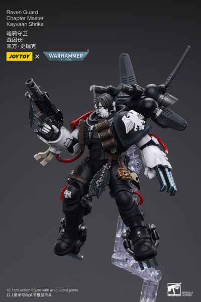 Warhammer 40k Action Figure 1/18 Raven Guard Chapter Master Kayvaan Shrike 12cm - Action Figures - Joy Toy (CN) - Hobby Figures UK