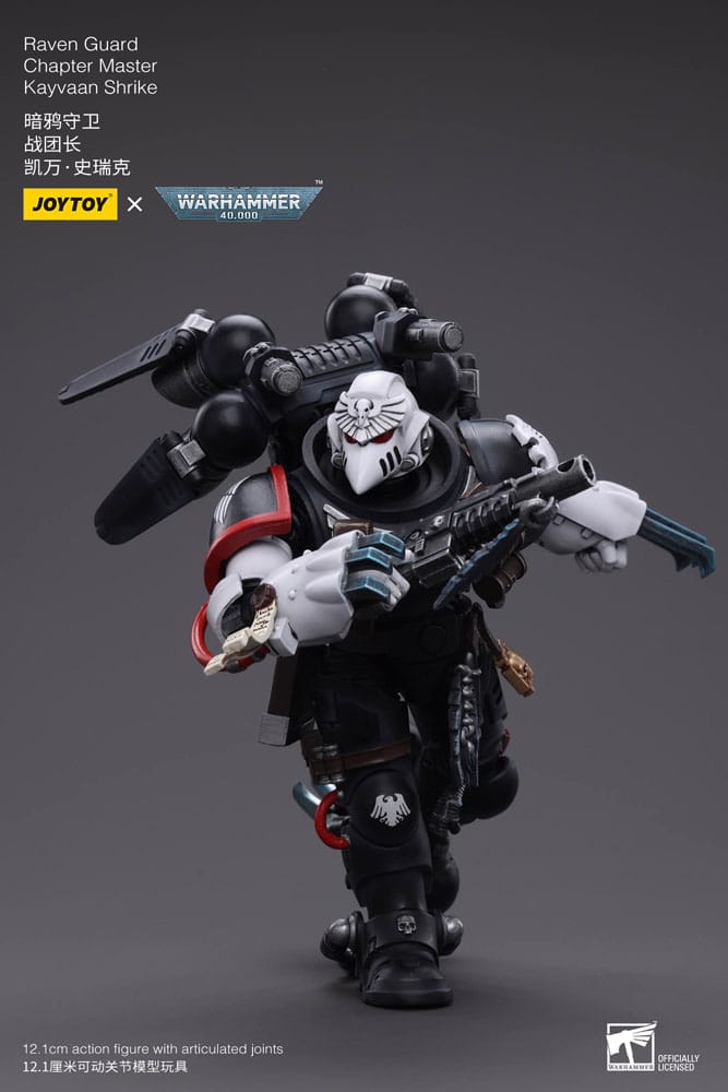 Warhammer 40k Action Figure 1/18 Raven Guard Chapter Master Kayvaan Shrike 12cm - Action Figures - Joy Toy (CN) - Hobby Figures UK