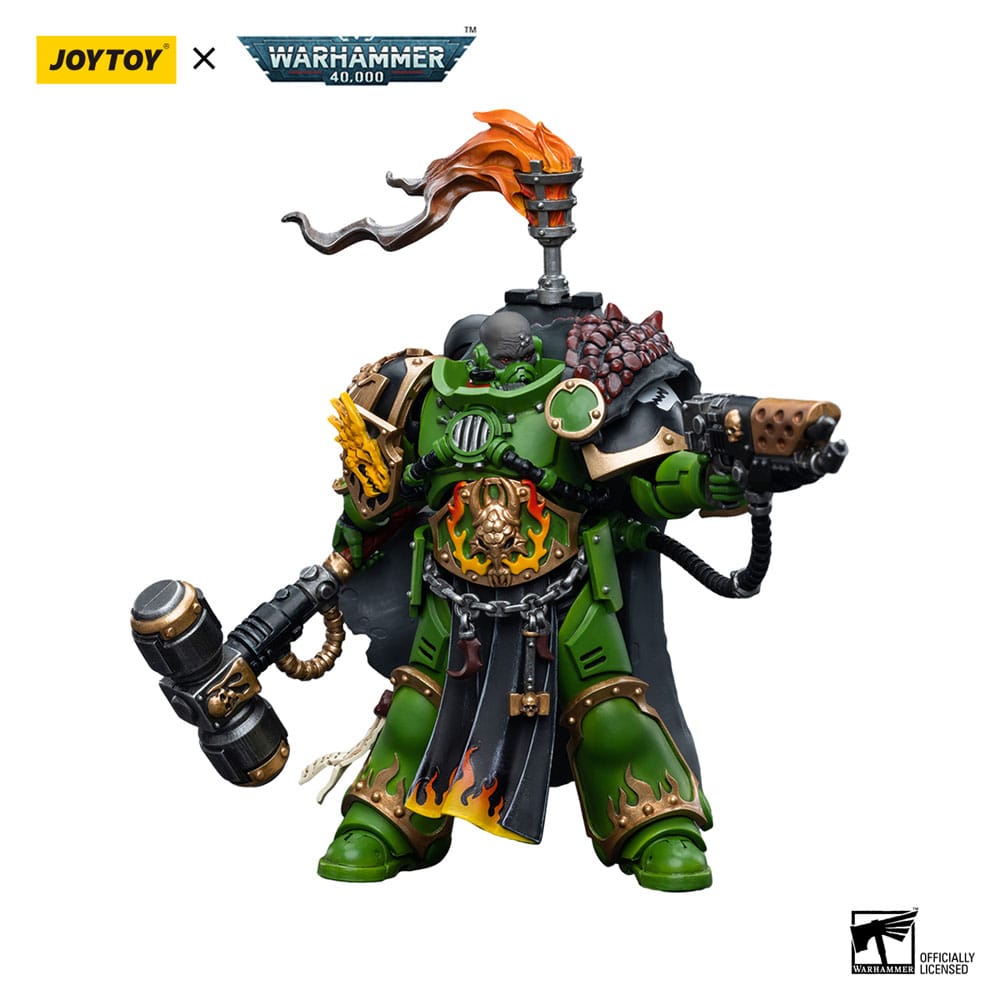 Warhammer 40k Action Figure 1/18 Salamanders Captain Adrax Agatone 12cm - Action Figures - Joy Toy (CN) - Hobby Figures UK