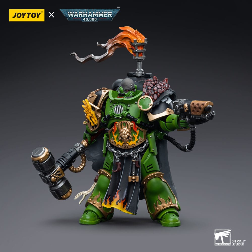 Warhammer 40k Action Figure 1/18 Salamanders Captain Adrax Agatone 12 Cm Warhammer 40k Action Figure 1/18 Salamanders Captain Adrax Agatone 12 Cm