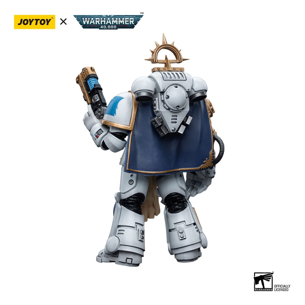 Warhammer 40k Action Figure 1/18 Space Marines White Consuls Captain Messinius 12cm - Action Figures - Joy Toy (CN) - Hobby Figures UK