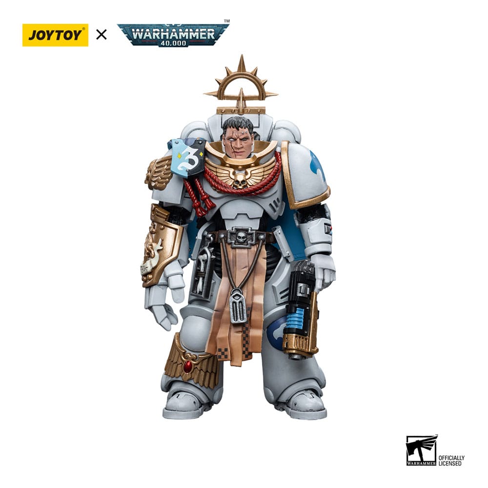 Warhammer 40k Action Figure 1/18 Space Marines White Consuls Captain Messinius 12cm - Action Figures - Joy Toy (CN) - Hobby Figures UK