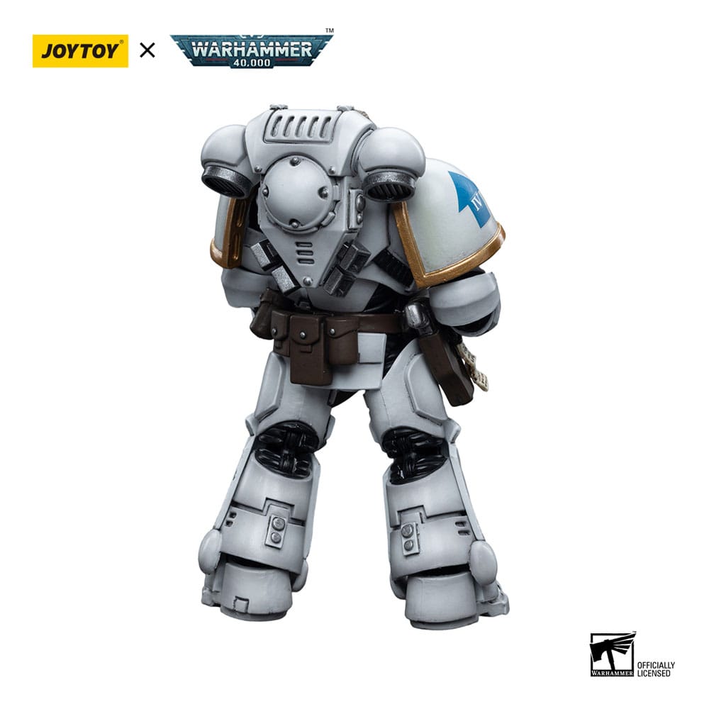 Warhammer 40k Action Figure 1/18 Space Marines White Consuls Intercessors 2 12cm - Action Figures - Joy Toy (CN) - Hobby Figures UK