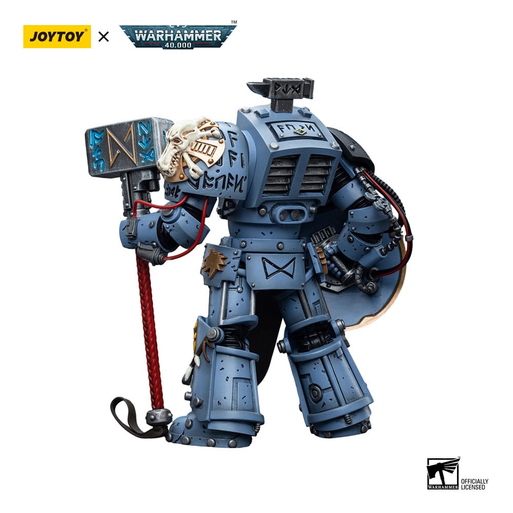 Warhammer 40k Action Figure 1/18 Space Wolves Arjac Rockfist 12cm - Action Figures - Joy Toy (CN) - Hobby Figures UK