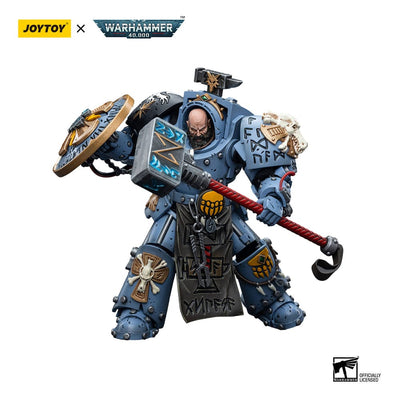 Warhammer 40k Action Figure 1/18 Space Wolves Arjac Rockfist 12cm - Action Figures - Joy Toy (CN) - Hobby Figures UK