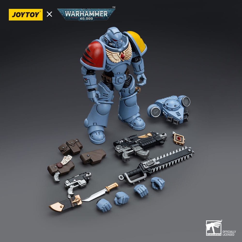 Warhammer 40k Action Figure 1/18 Space Wolves Intercessors 12cm - Action Figures - Joy Toy (CN) - Hobby Figures UK