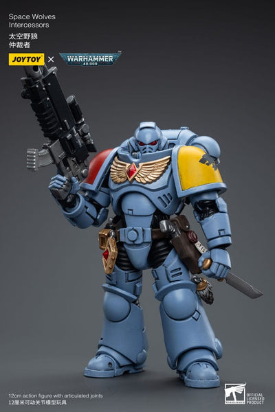 Warhammer 40k Action Figure 1/18 Space Wolves Intercessors 12cm - Action Figures - Joy Toy (CN) - Hobby Figures UK