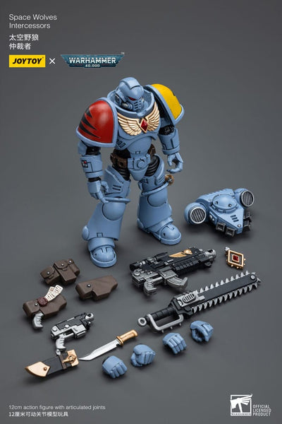 Warhammer 40k Action Figure 1/18 Space Wolves Intercessors 12cm - Action Figures - Joy Toy (CN) - Hobby Figures UK